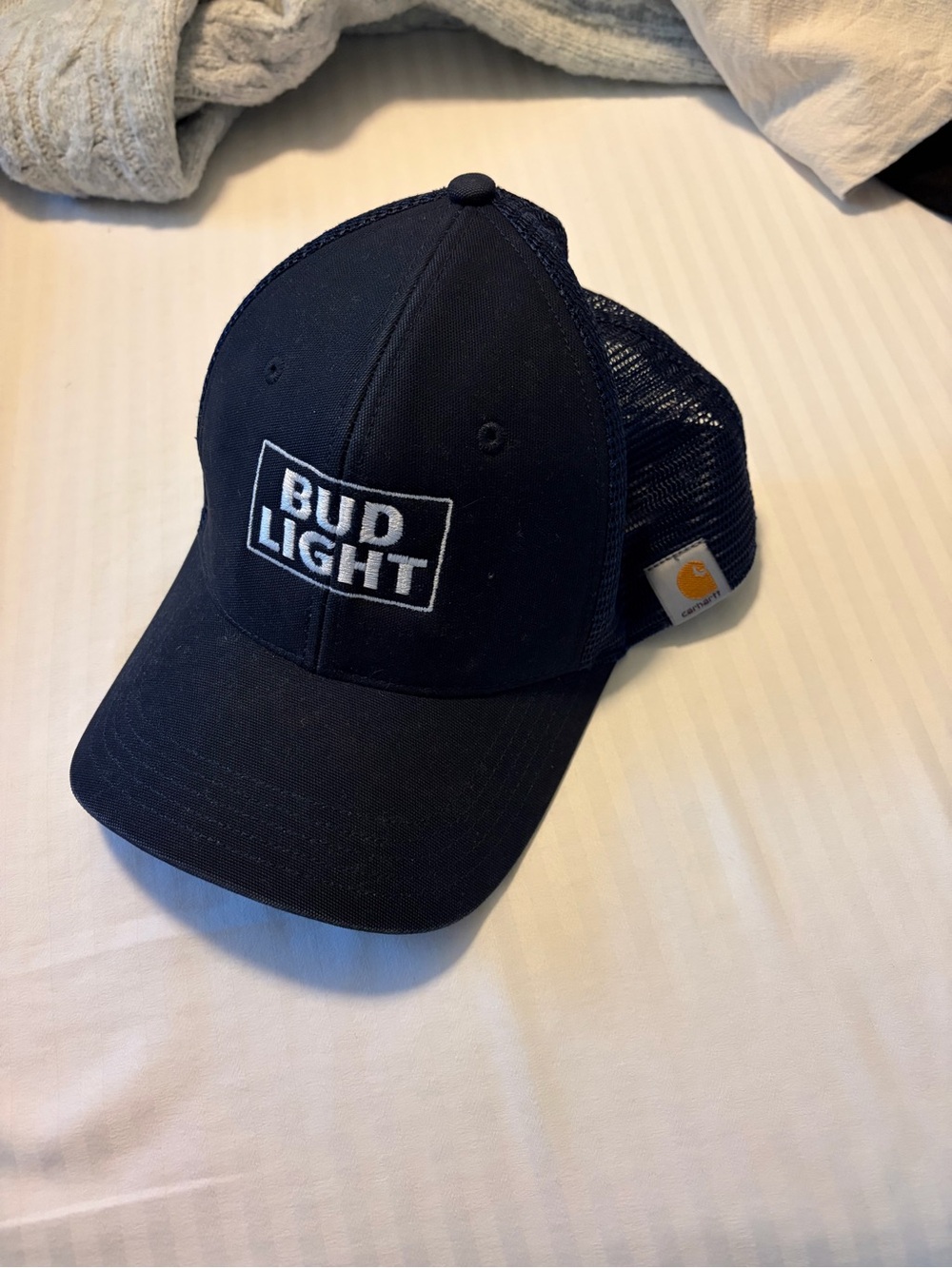 Bud Light Navy Trucker Cap